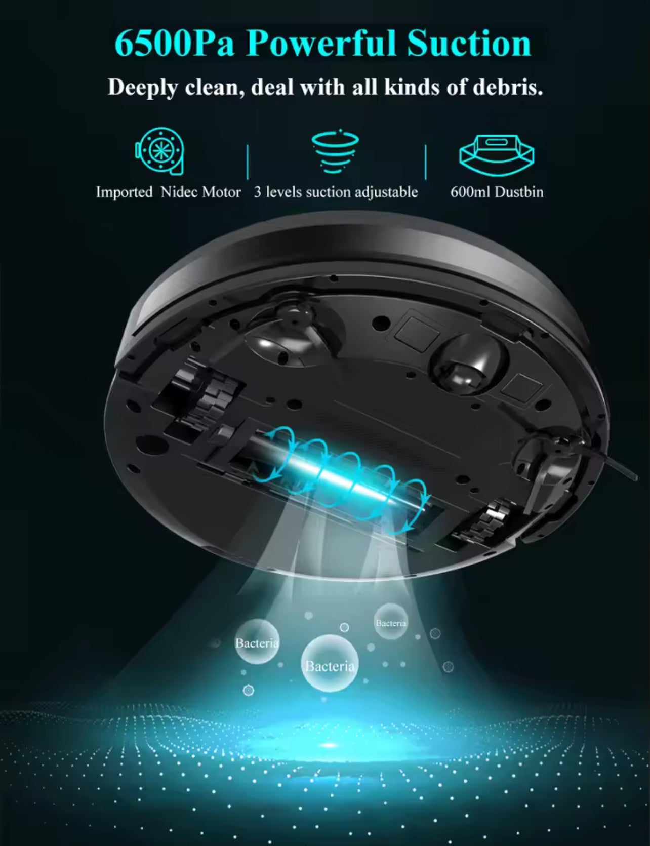 ABIR X8 Smart Robot Vacuum – Laser Navigation & Multi-Room Cleaning