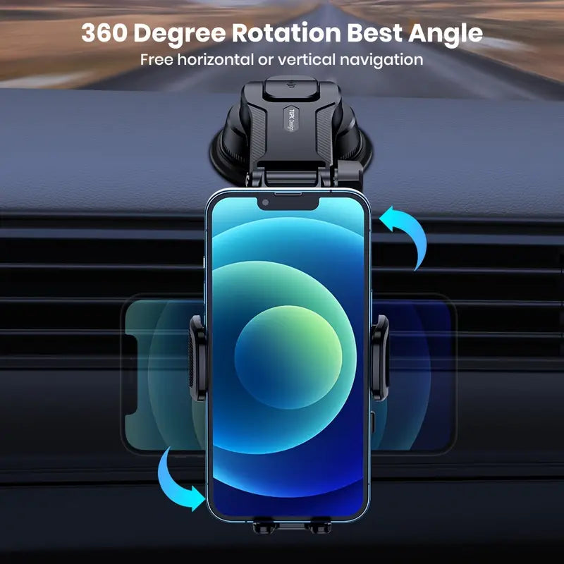 Car Dashboard Phone Holder – TOPK D42C Universal Mount for All Phones