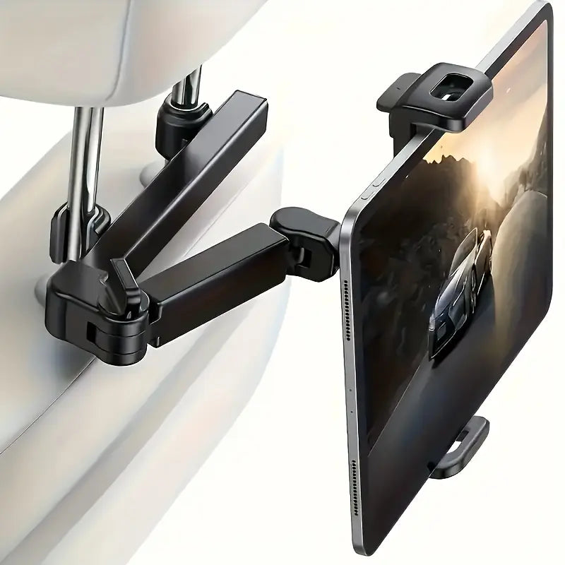 Universal Car Headrest Tablet Mount – Fits iPad, Tablets & Phones